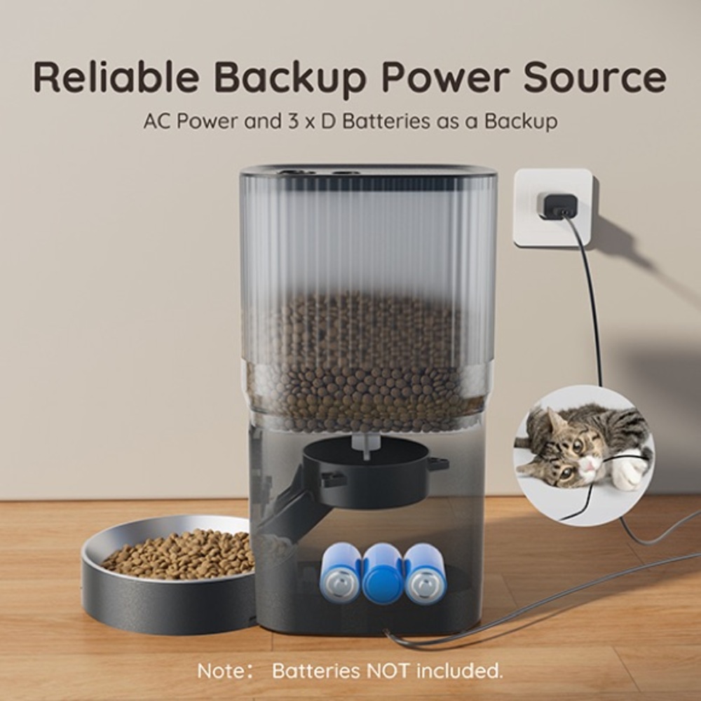 πΎ WOpet Cube Lite Automatic Pet Feeder β 4L Smart Food Dispenser - Picture 3 of 3